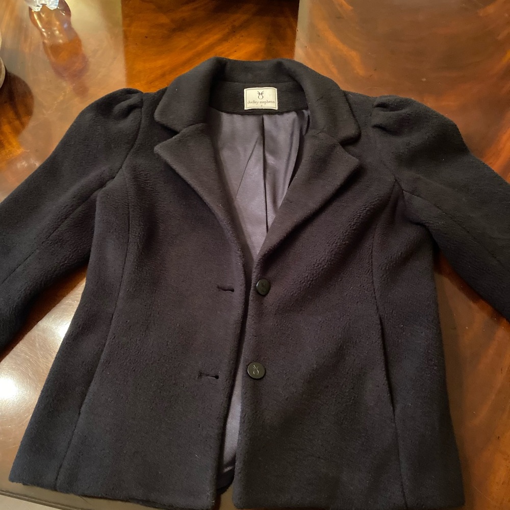 Dudley Stephens Black Windsor Blazer, Size Small
